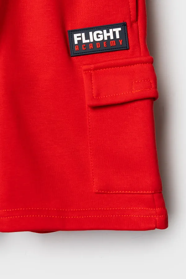 Шорты трикотажные для мальчиков PLAYTODAY, красный - фото 2