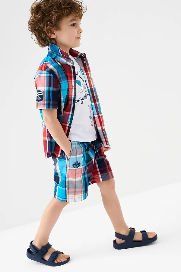 Шорты текстильные для мальчиков PLAYTODAY,  - фото 2