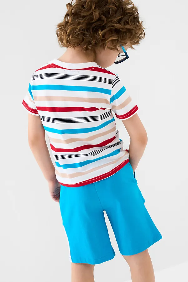 Шорты трикотажные для мальчиков, 2 шт в комплекте PLAYTODAY, тёмно-синий,ярко-синий - фото 2