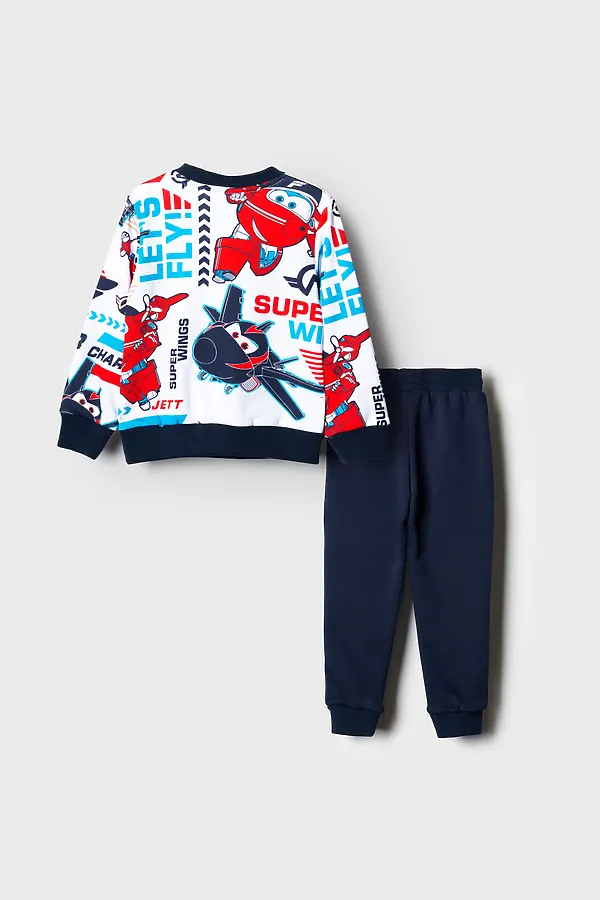 Комплект трикотажный для мальчиков: толстовка, брюки PLAYTODAY, разноцветный - фото 2