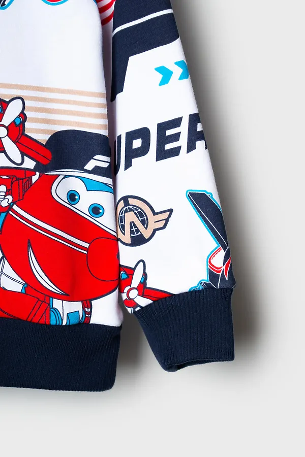 Комплект трикотажный для мальчиков: толстовка, брюки PLAYTODAY, разноцветный - фото 2