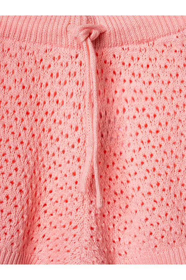 Комплект детский трикотажный для девочек: джемпер (футболка), шорты PLAYTODAY, светло-розовый - фото 2