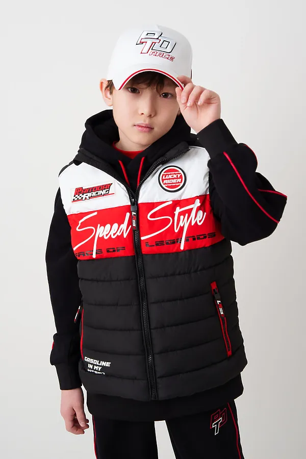 Кепка текстильная для мальчиков PLAYTODAY, белый - фото 2