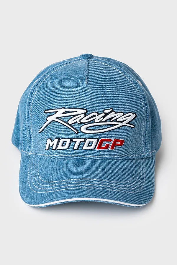 Кепка текстильная джинсовая для мальчиков PLAYTODAY, синий - фото 2