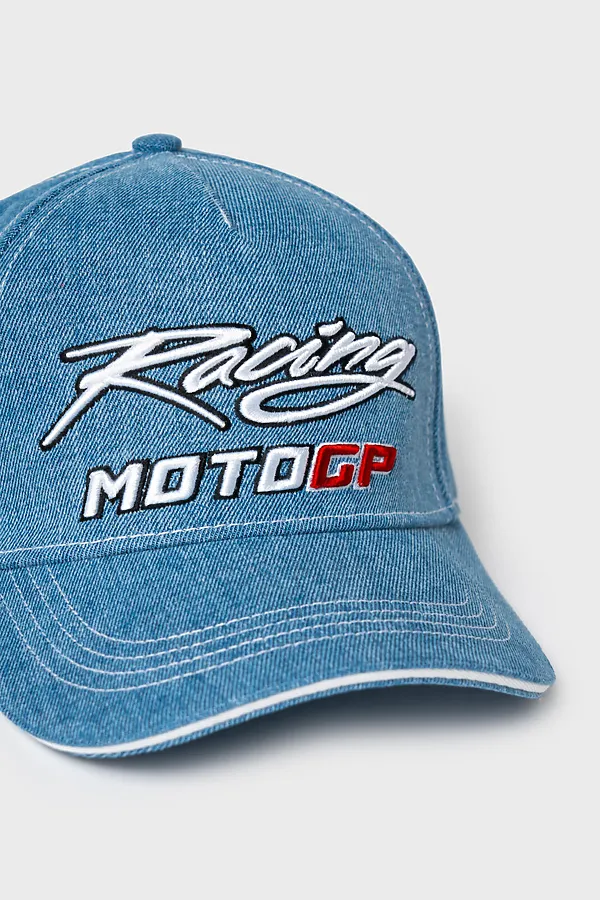 Кепка текстильная джинсовая для мальчиков PLAYTODAY, синий - фото 2