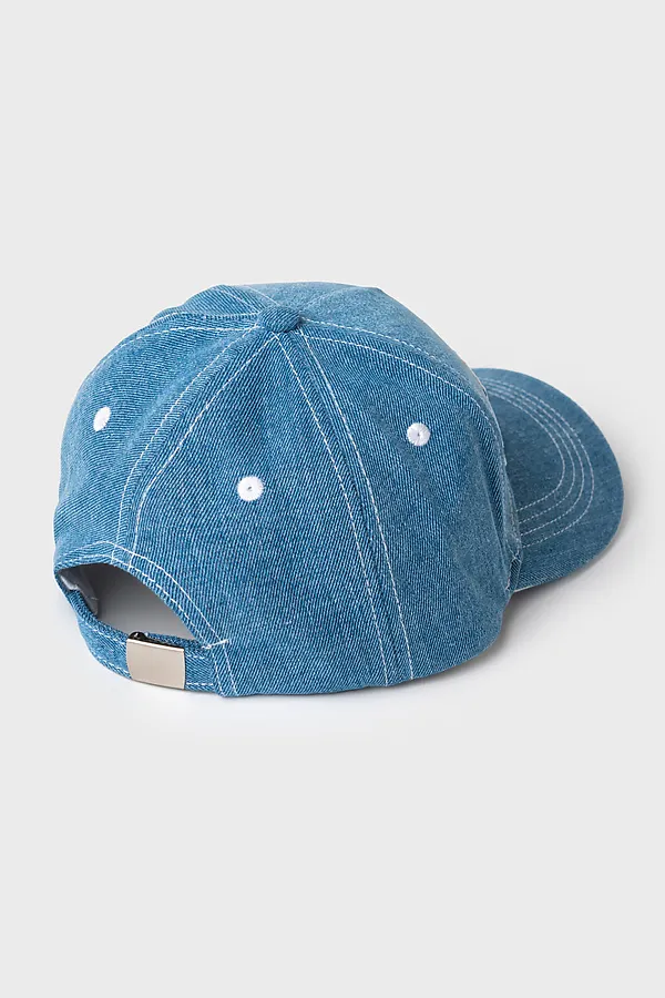 Кепка текстильная джинсовая для мальчиков PLAYTODAY, синий - фото 2