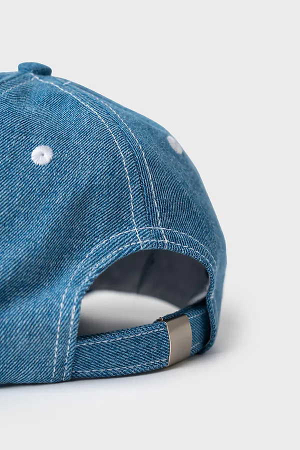 Кепка текстильная джинсовая для мальчиков PLAYTODAY, синий - фото 2