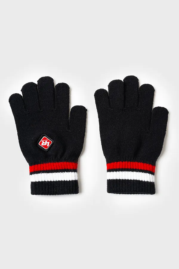 Перчатки трикотажные для мальчиков, 2 пары в комплекте PLAYTODAY, черный - фото 2