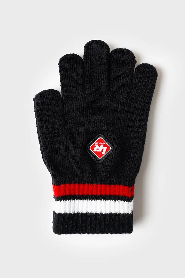 Перчатки трикотажные для мальчиков, 2 пары в комплекте PLAYTODAY, черный - фото 2