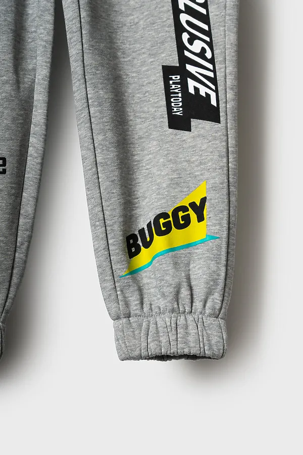 Брюки трикотажные для мальчиков PLAYTODAY, серый - фото 2