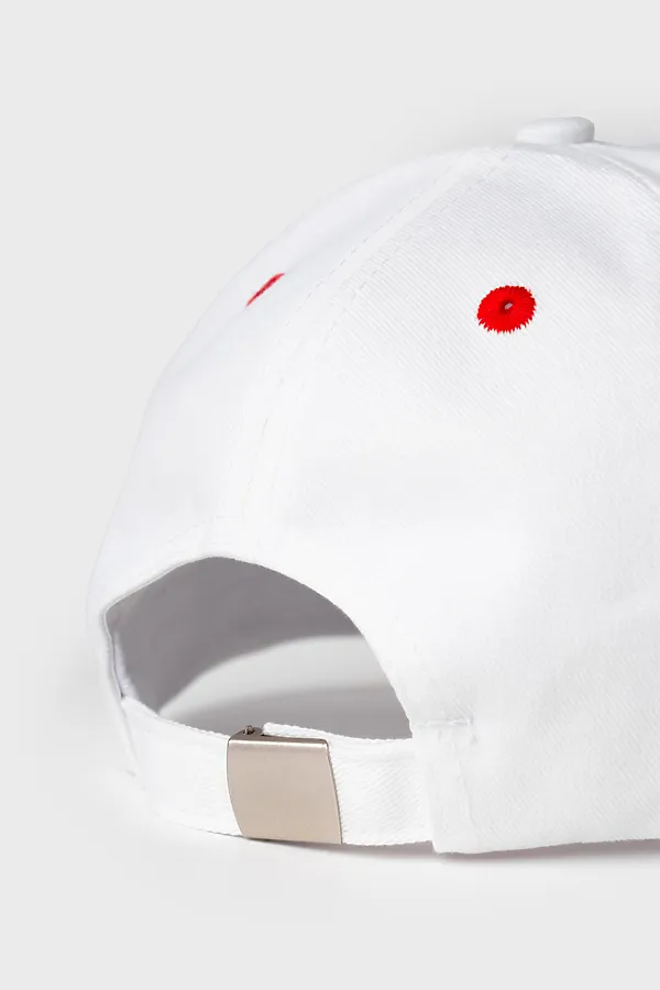 Кепка текстильная для мальчиков PLAYTODAY, белый,красный - фото 2