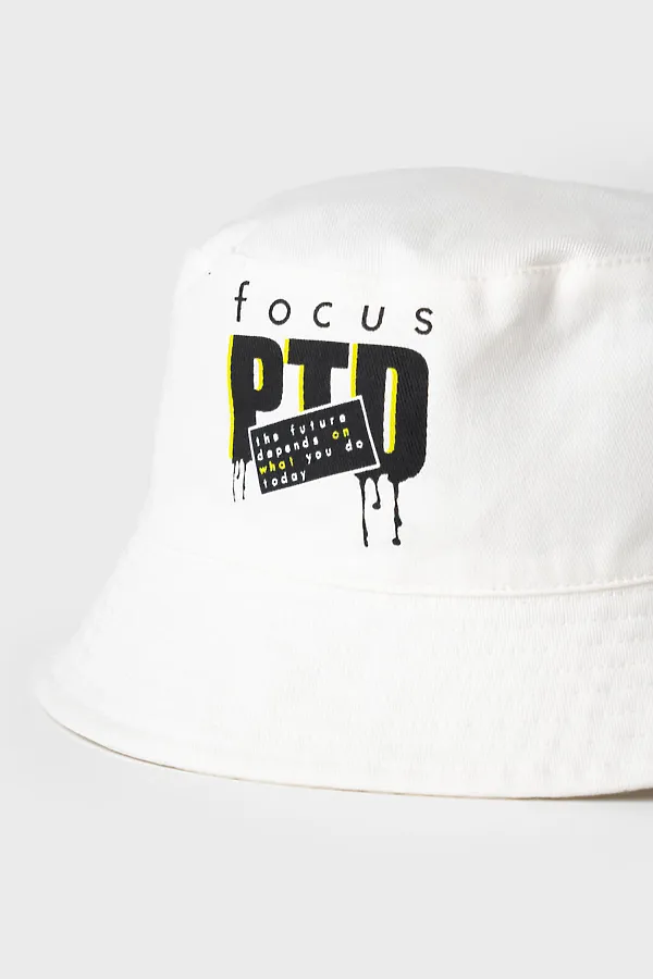 Панама текстильная для мальчиков PLAYTODAY, белый - фото 2