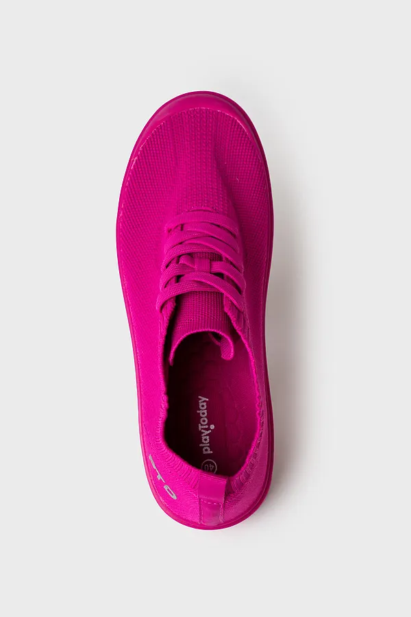 Полуботинки для девочек PLAYTODAY, фуксия - фото 2