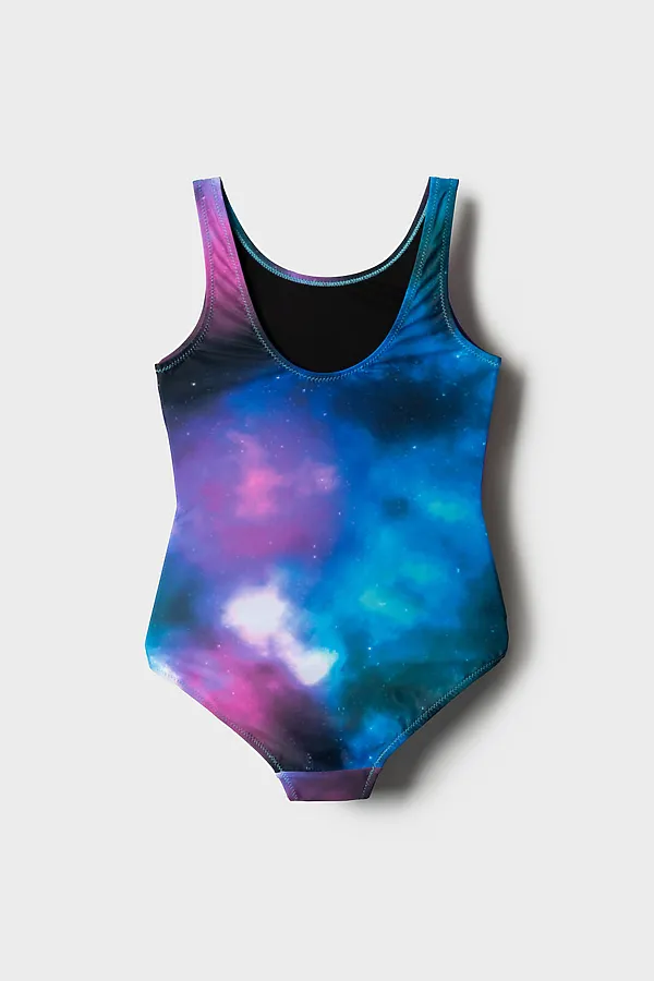 Купальник трикотажный для девочек PLAYTODAY, разноцветный - фото 2