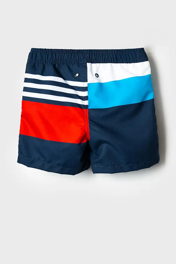 Шорты текстильные плавательные для мальчиков, длинные PLAYTODAY, разноцветный - фото 2