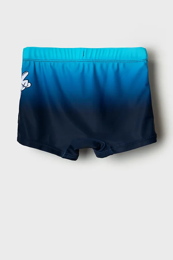 Плавки-шорты трикотажные для мальчиков, средней длины PLAYTODAY, тёмно-синий,ярко-синий - фото 2