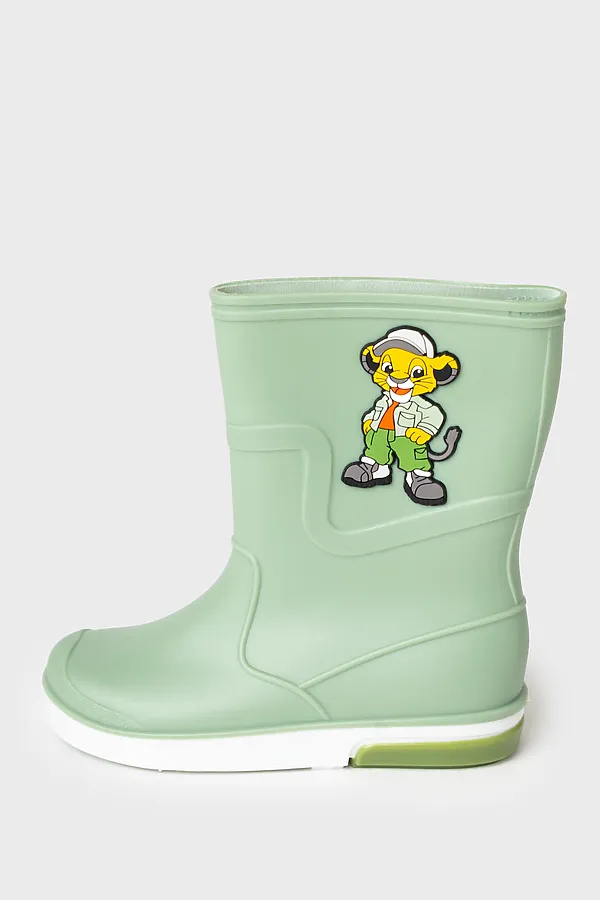 Сапоги резиновые для мальчиков PLAYTODAY, хаки - фото 2