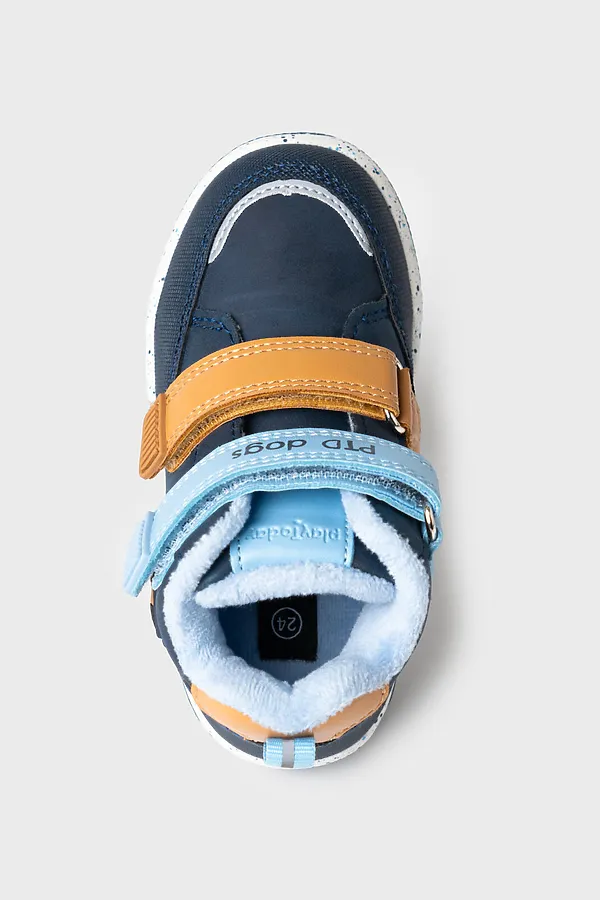 Ботинки для мальчиков PLAYTODAY, тёмно-синий - фото 2