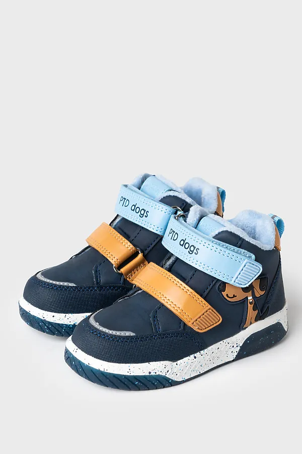 Ботинки для мальчиков PLAYTODAY, тёмно-синий - фото 2