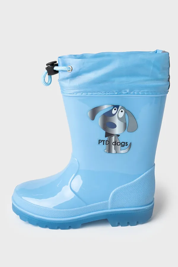 Сапоги резиновые для мальчиков PLAYTODAY, голубой - фото 2
