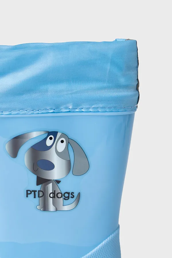 Сапоги резиновые для мальчиков PLAYTODAY, голубой - фото 2