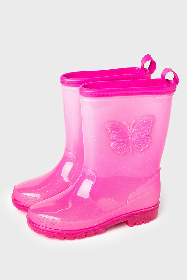 Сапоги резиновые для девочек PLAYTODAY, розовый - фото 2