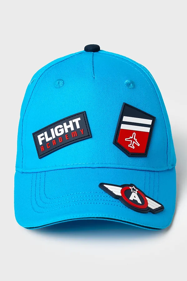 Кепка текстильная для мальчиков PLAYTODAY, тёмно-синий,ярко-синий - фото 2