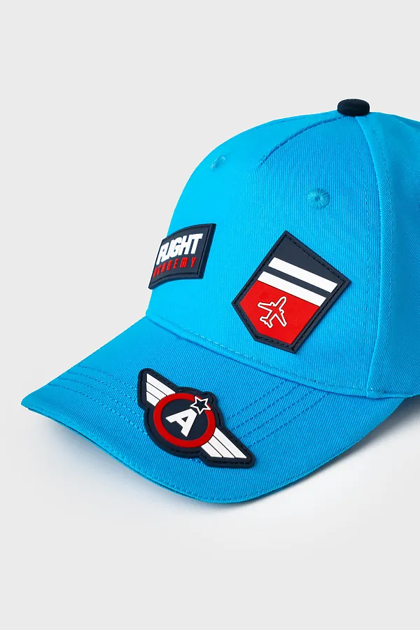 Кепка текстильная для мальчиков PLAYTODAY, тёмно-синий,ярко-синий - фото 2