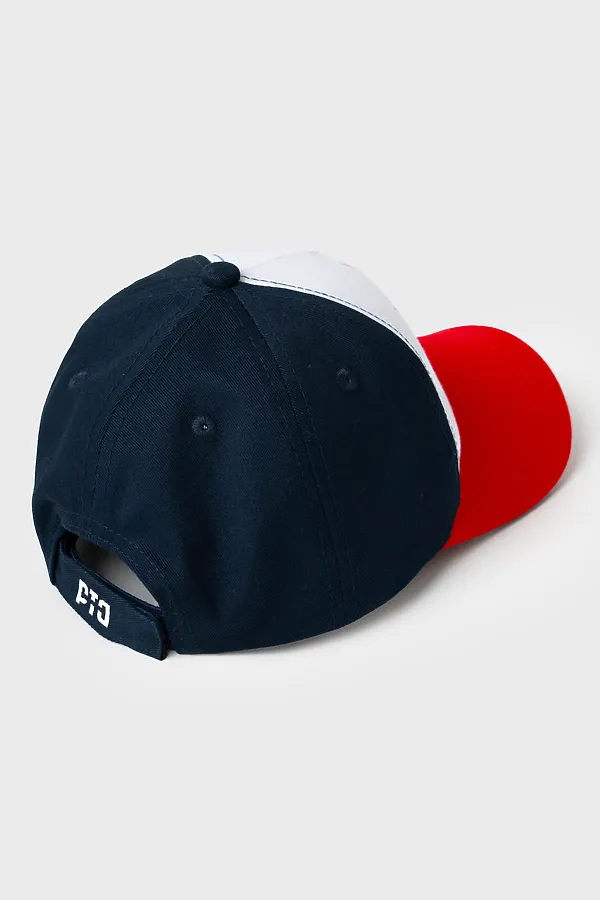 Кепка текстильная для мальчиков PLAYTODAY, белый,тёмно-синий,красный - фото 2