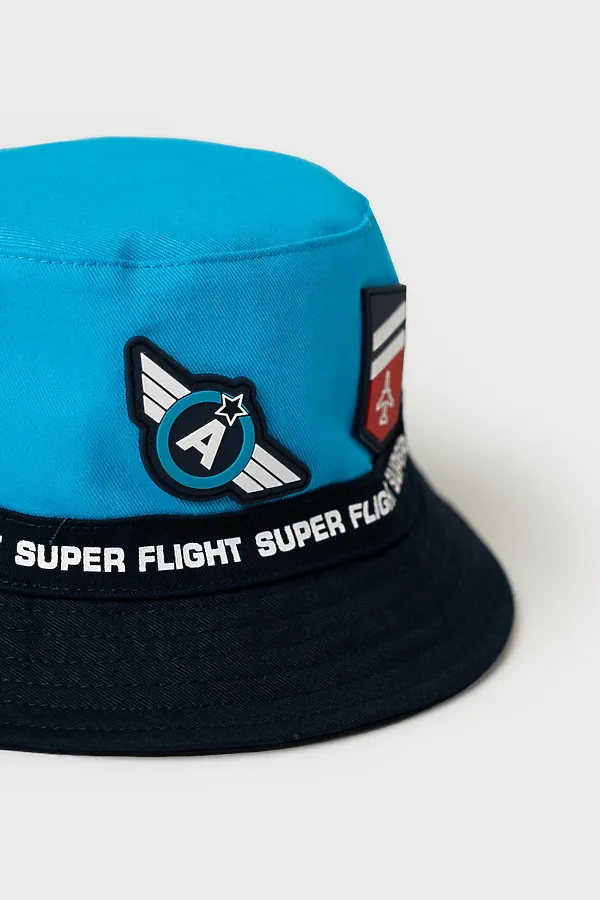 Панама текстильная для мальчиков PLAYTODAY, тёмно-синий,ярко-синий - фото 2