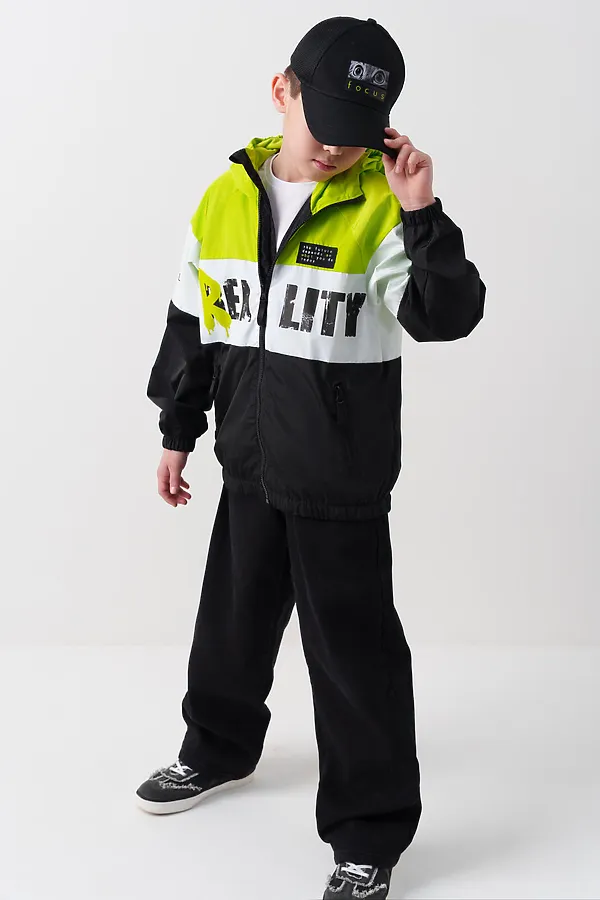 Кепка текстильная для мальчиков PLAYTODAY, черный - фото 2