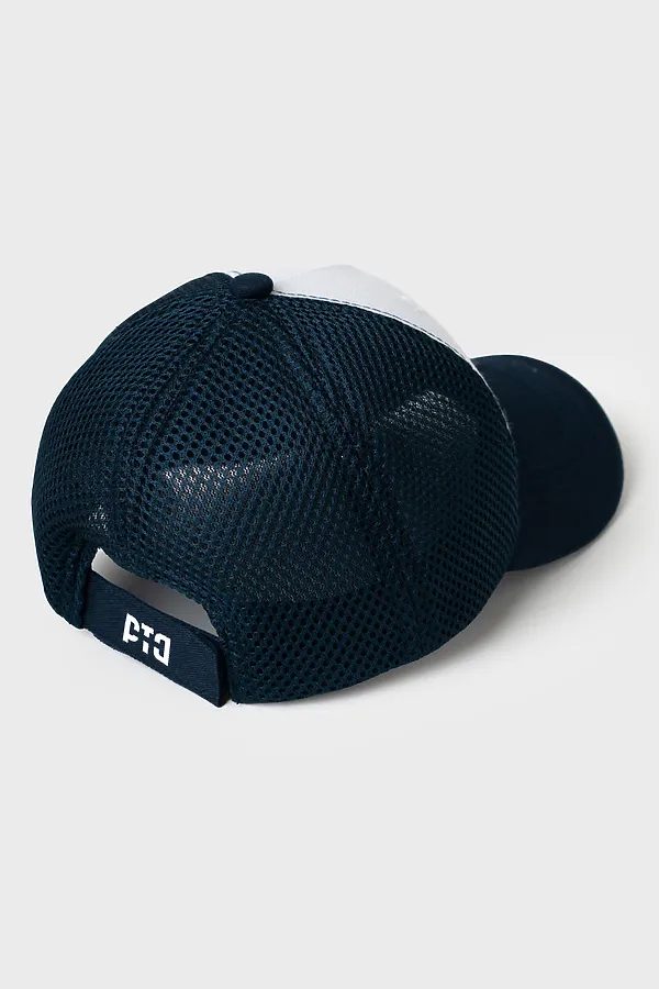 Кепка текстильная для мальчиков PLAYTODAY, белый,тёмно-синий - фото 2