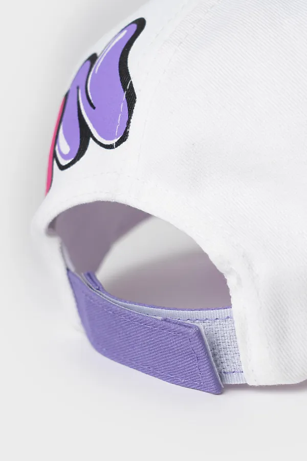 Кепка текстильная для девочек PLAYTODAY, разноцветный - фото 2