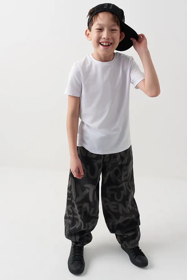 Кепка текстильная для мальчиков PLAYTODAY, черный - фото 2