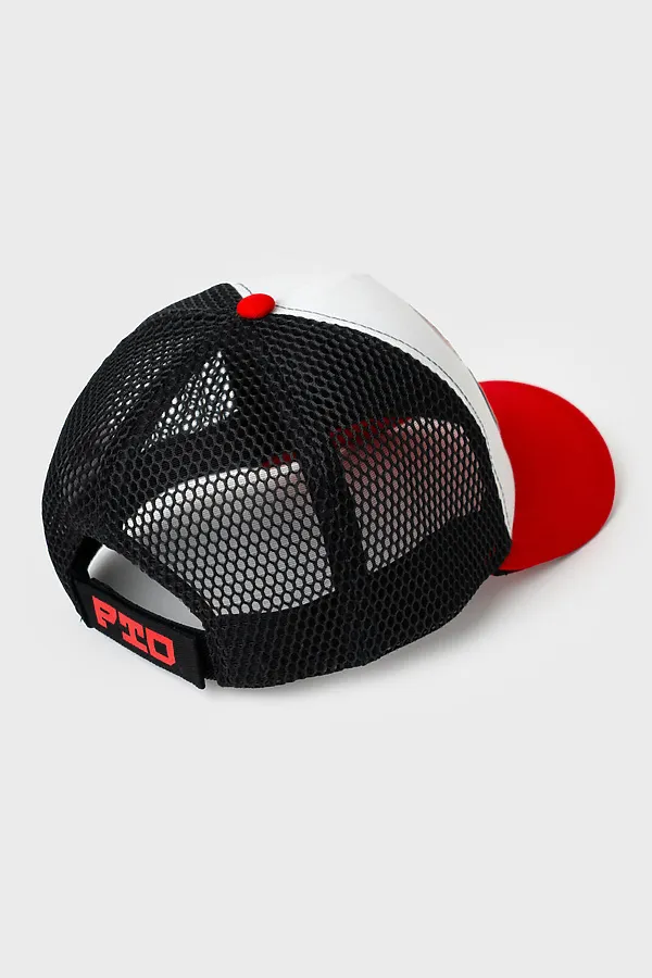Кепка текстильная для мальчиков PLAYTODAY, черный,белый,красный - фото 2