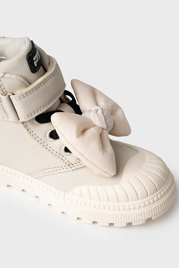 Ботинки для девочек PLAYTODAY, молочный - фото 2