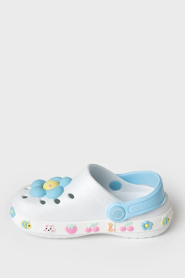 Сабо для девочек PLAYTODAY, белый - фото 2
