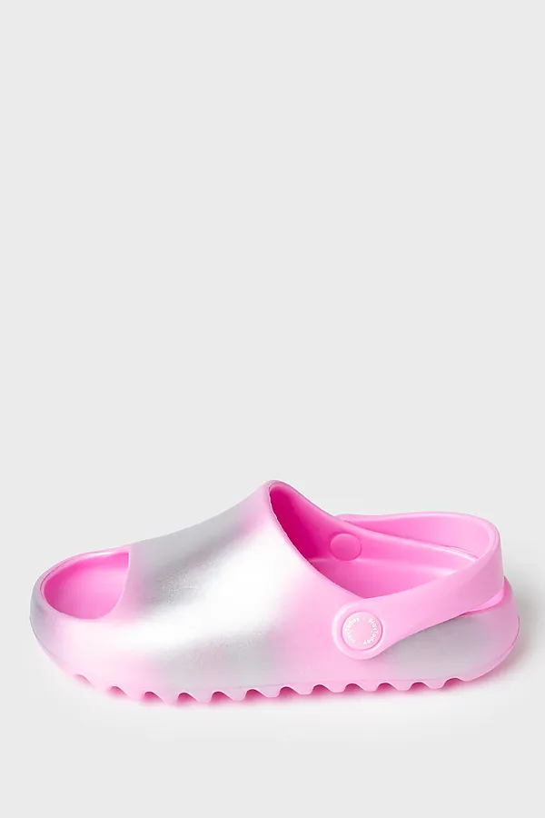 Сабо для девочек PLAYTODAY, розовый,серебряный - фото 2