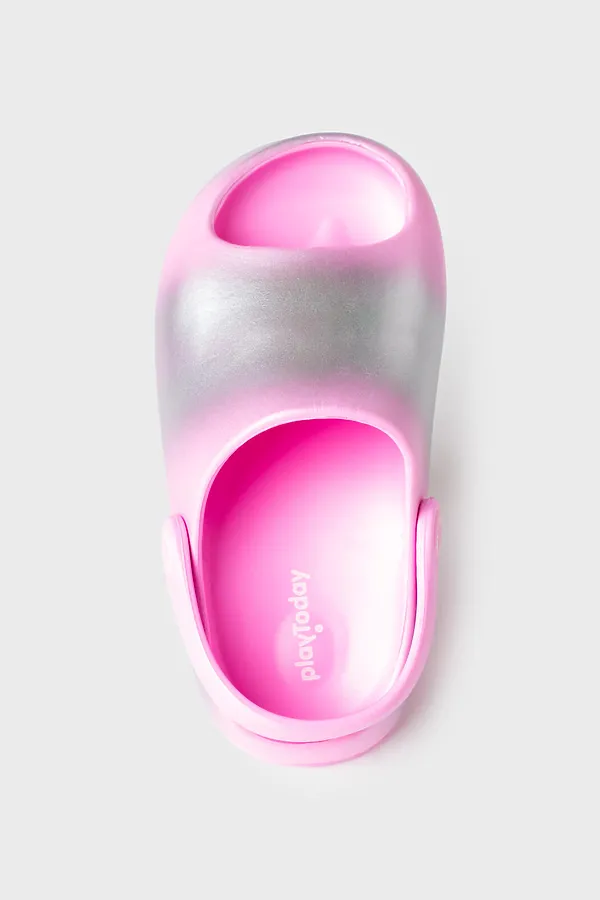 Сабо для девочек PLAYTODAY, розовый,серебряный - фото 2