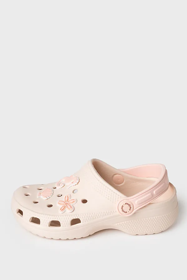 Сабо для девочек PLAYTODAY, молочный,бежевый - фото 2