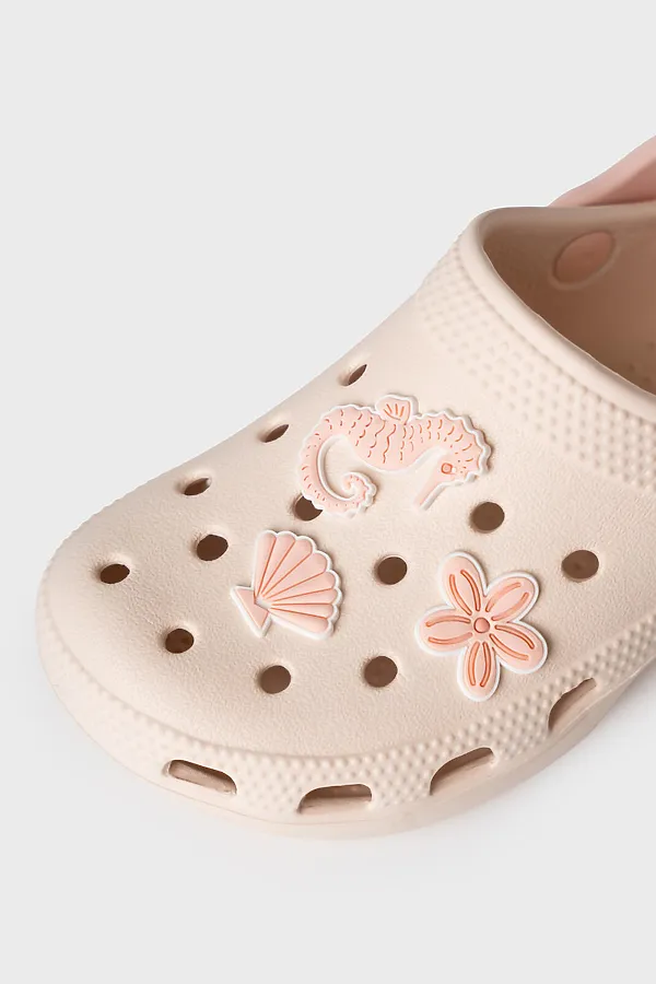 Сабо для девочек PLAYTODAY, молочный,бежевый - фото 2