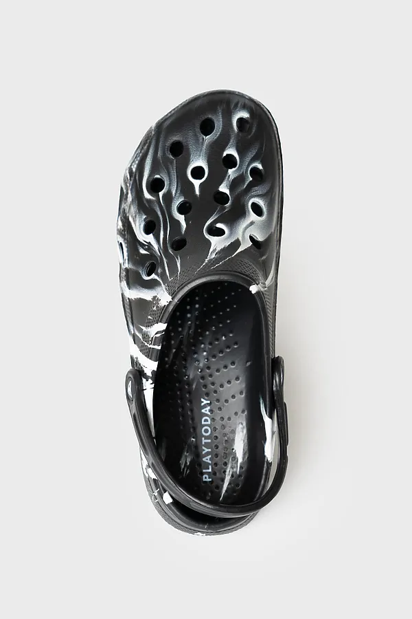 Сабо для мальчиков PLAYTODAY, черный,белый - фото 2