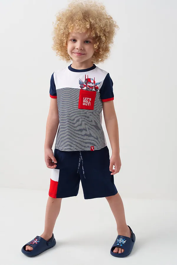 Сабо для мальчиков PLAYTODAY, тёмно-синий - фото 2