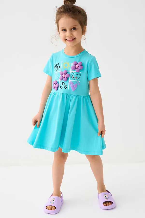 Сабо для девочек PLAYTODAY, светло-сиреневый - фото 2