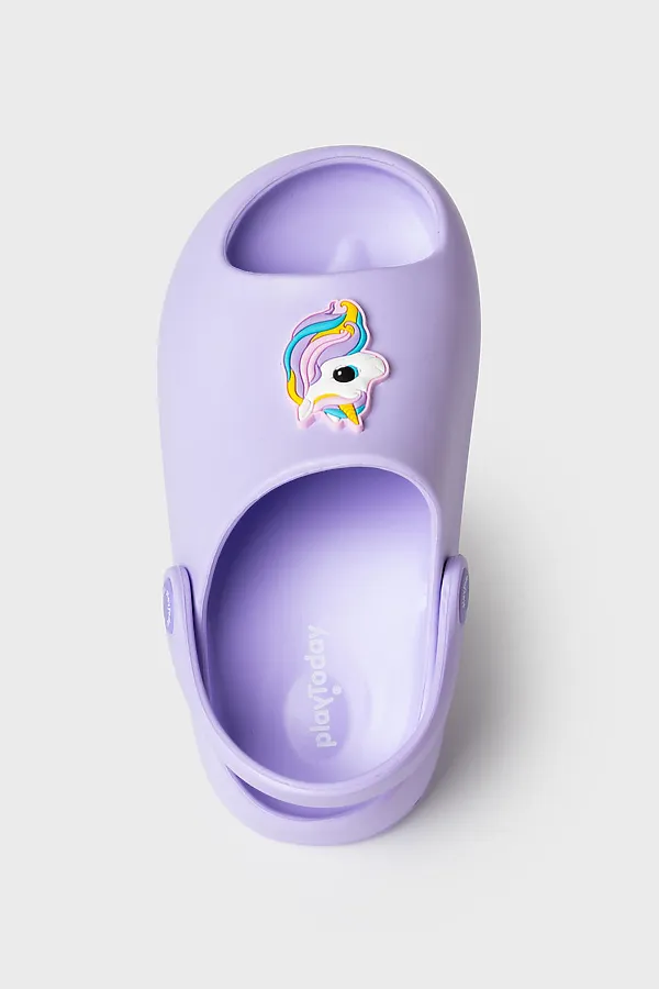 Сабо для девочек PLAYTODAY, светло-сиреневый - фото 2