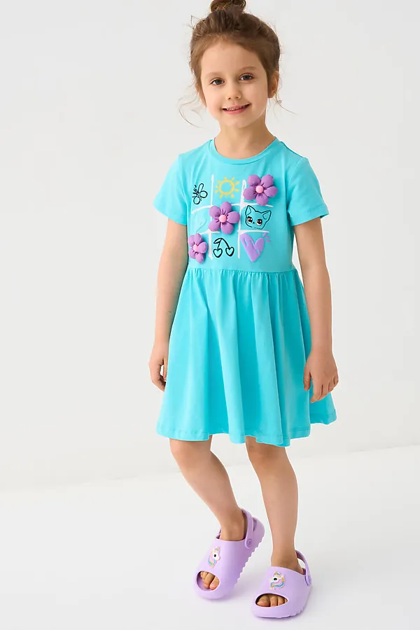 Сабо для девочек PLAYTODAY, светло-сиреневый - фото 2