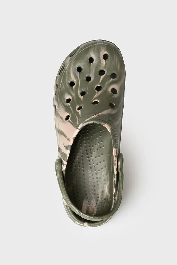 Сабо для мальчиков PLAYTODAY, хаки,бежевый - фото 2