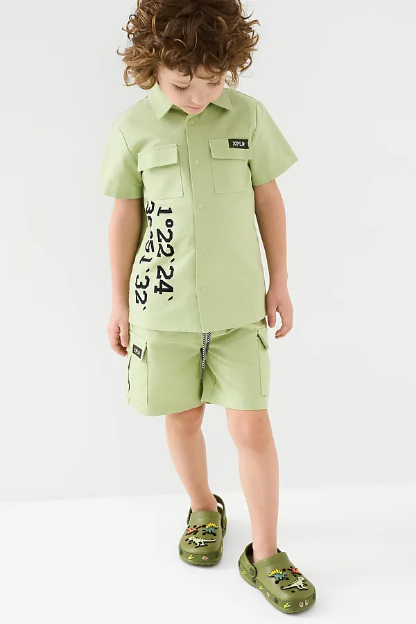 Сабо для мальчиков PLAYTODAY, хаки - фото 2