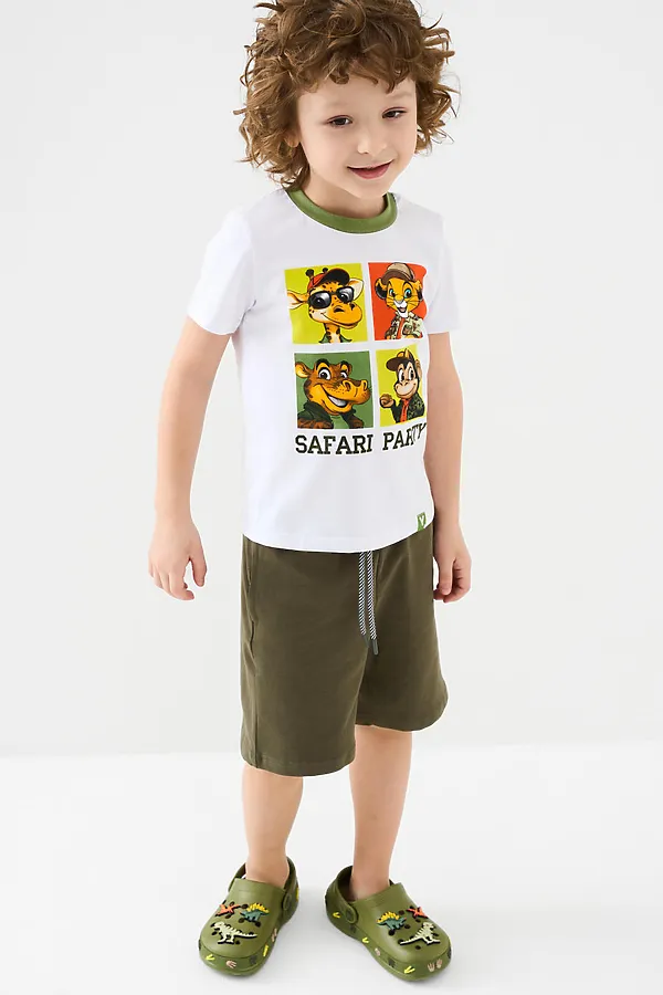 Сабо для мальчиков PLAYTODAY, хаки - фото 2