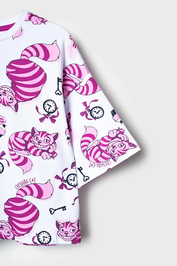 Пижама трикотажная для девочек PLAYTODAY, разноцветный - фото 2